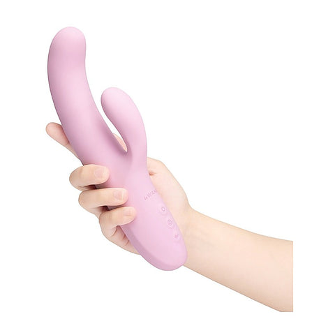 Le Wand Hither Rechargeable Rocking Rabbit Vibrator with Come Hither Motion - Rabbit Vibrators