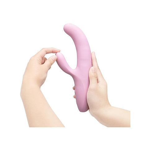 Le Wand Hither Rechargeable Rocking Rabbit Vibrator with Come Hither Motion - Rabbit Vibrators