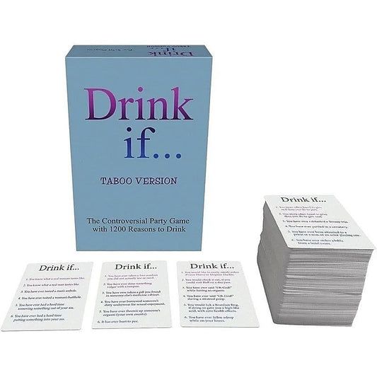 Drink If Taboo Version Adult Party Game by Kheper Games - Sex Games, Coupons and Tricks