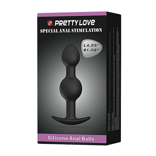 Pretty Love Silicone Anal Balls Butt Plug by Baile - Butt Plugs