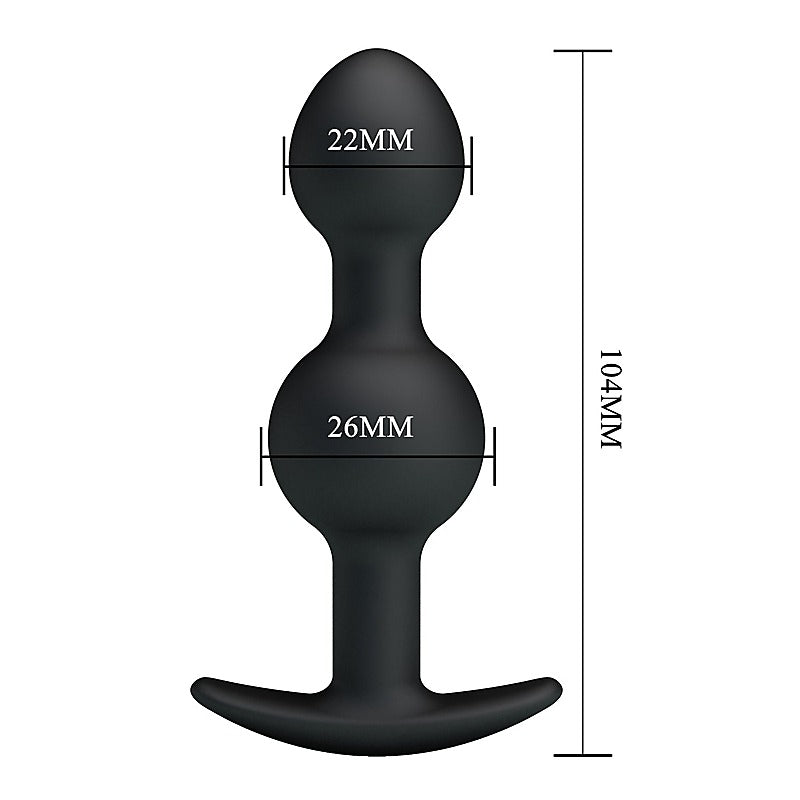 Pretty Love Silicone Anal Balls Butt Plug by Baile - Butt Plugs