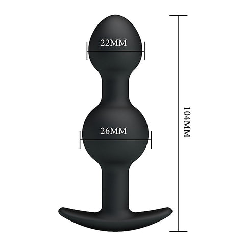 Pretty Love Silicone Anal Balls Butt Plug by Baile - Butt Plugs
