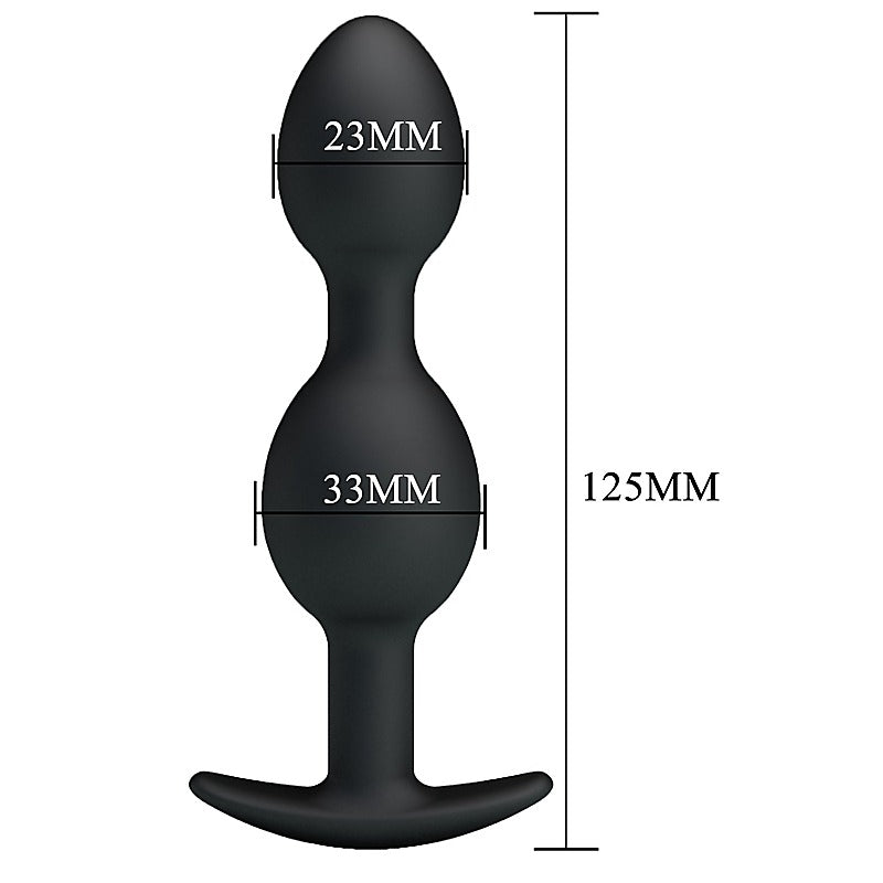 Pretty Love Silicone Anal Balls Butt Plug by Baile - Butt Plugs