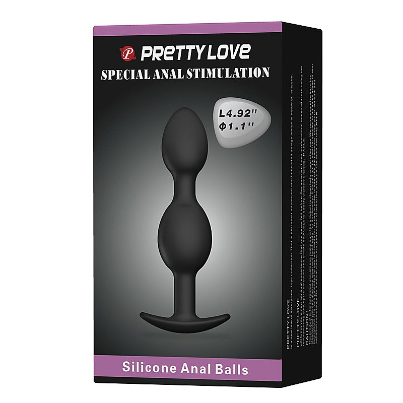 Pretty Love Silicone Anal Balls Butt Plug by Baile - Butt Plugs