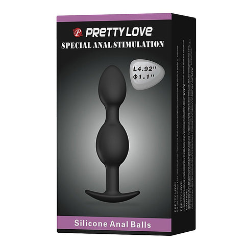 Pretty Love Silicone Anal Balls Butt Plug by Baile - Butt Plugs