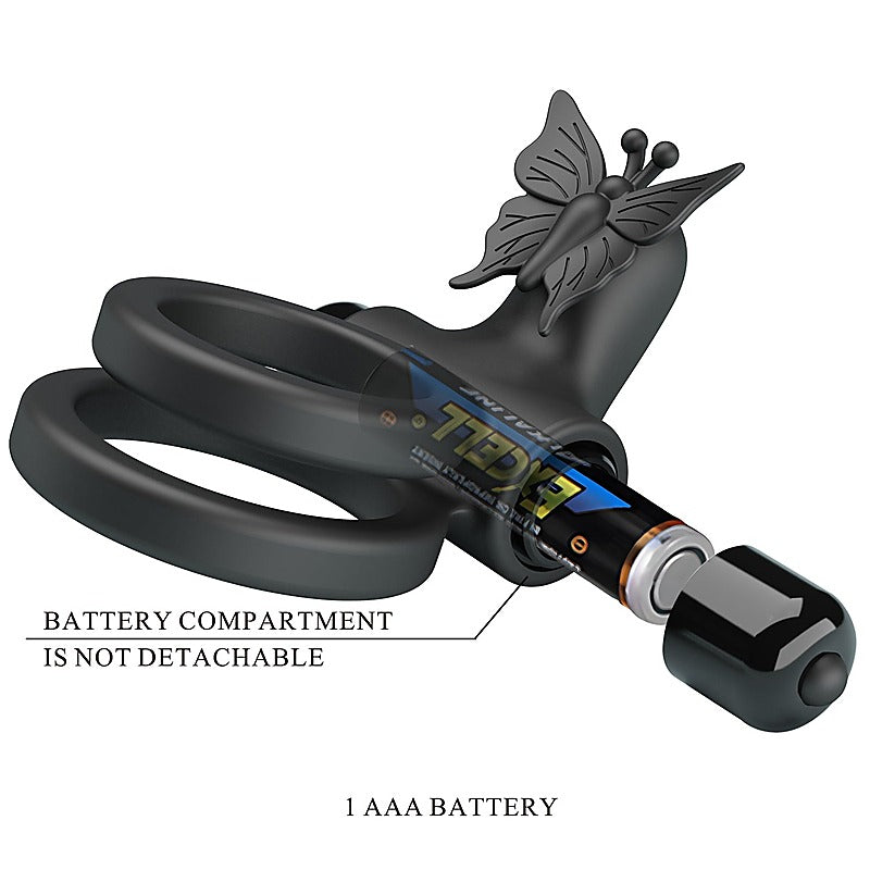 Vibrating Passionate Silicone Cock Ring IX by Baile - Vibrating Cock Rings