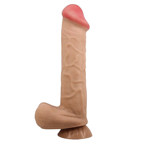 Mendel 10.2 Inches Suction Base Bendable Dong by Baile - Realistic Dildos