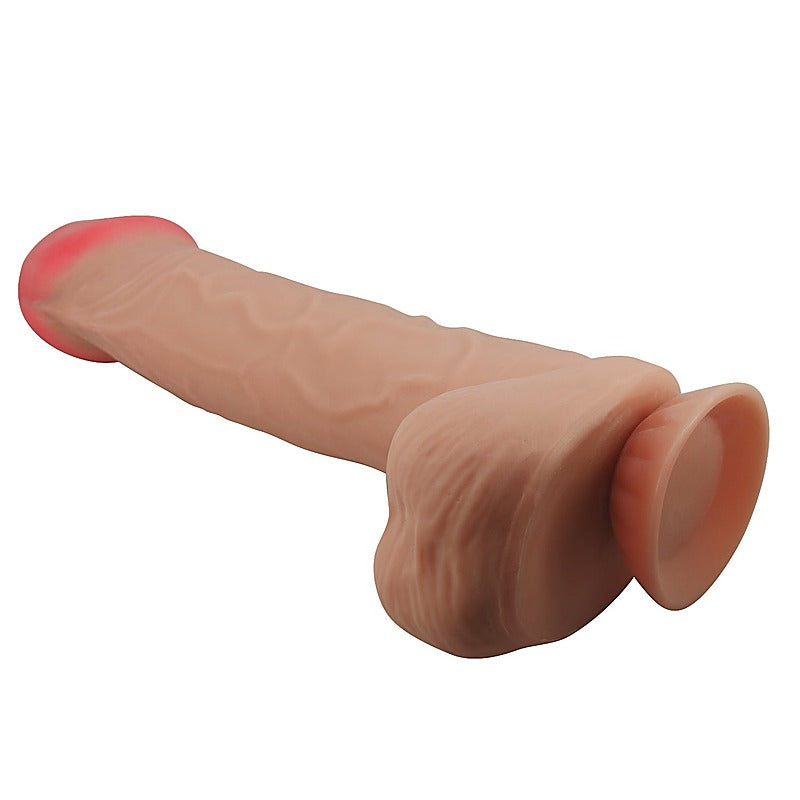 Mendel 10.2 Inches Suction Base Bendable Dong by Baile - Realistic Dildos