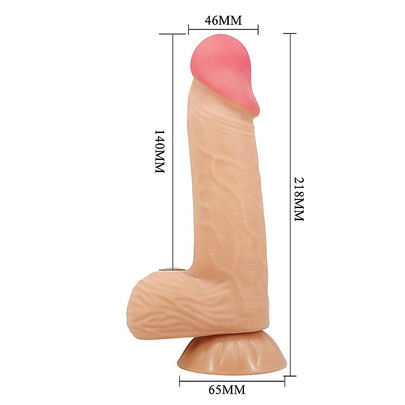 Lisle 8.1 Inches Bendable Realistic Dong by Baile - Realistic Dildos