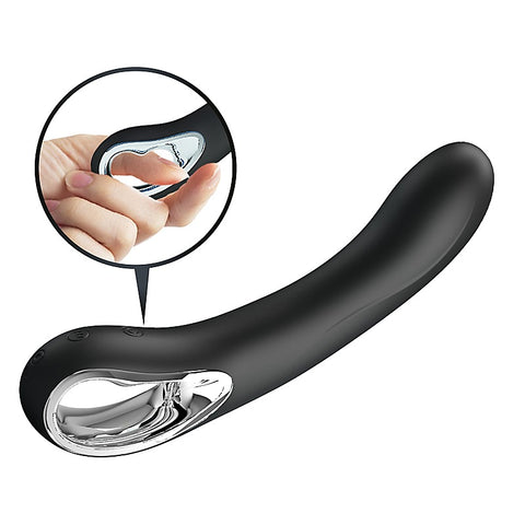 Pretty Love Alston Rechargeable G Spot Vibrator with Curved Tip - G-Spot Vibrators