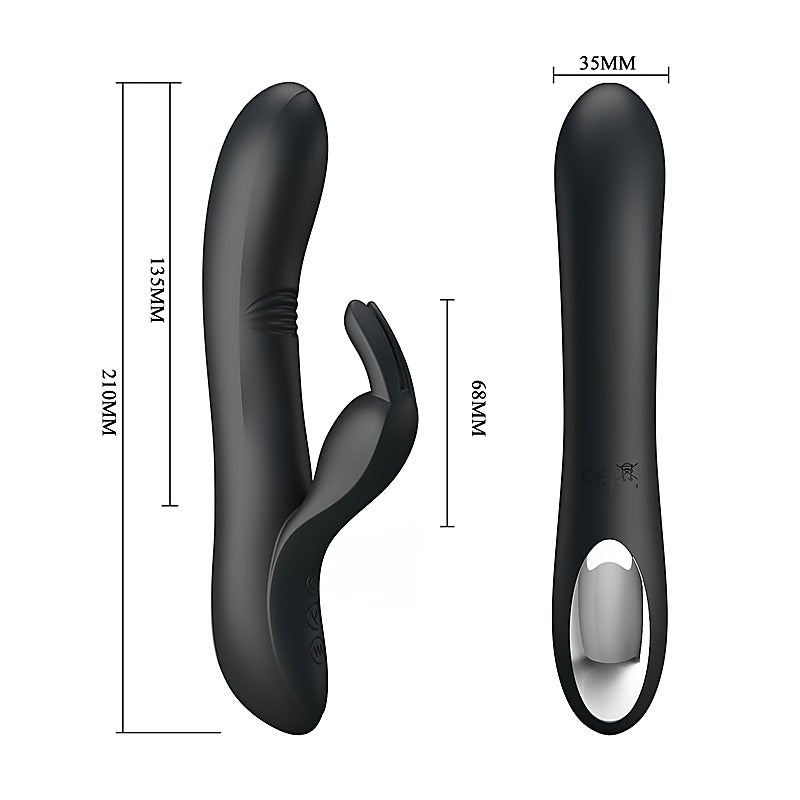 Baile Pretty Love Dylan USB Rechargeable Silicone Rabbit Vibrator - Rabbit Vibrators