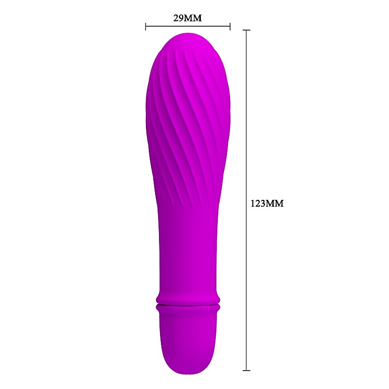 Baile Pretty Love Solomon 10 Functions G Spot Vibrator with Swirl Tip - G-Spot Vibrators