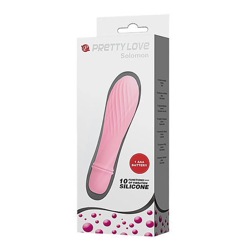 Baile Pretty Love Solomon 10 Functions G Spot Vibrator with Swirl Tip - G-Spot Vibrators