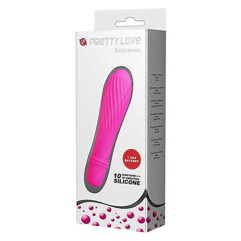 Baile Pretty Love Solomon 10 Functions G Spot Vibrator with Swirl Tip - G-Spot Vibrators