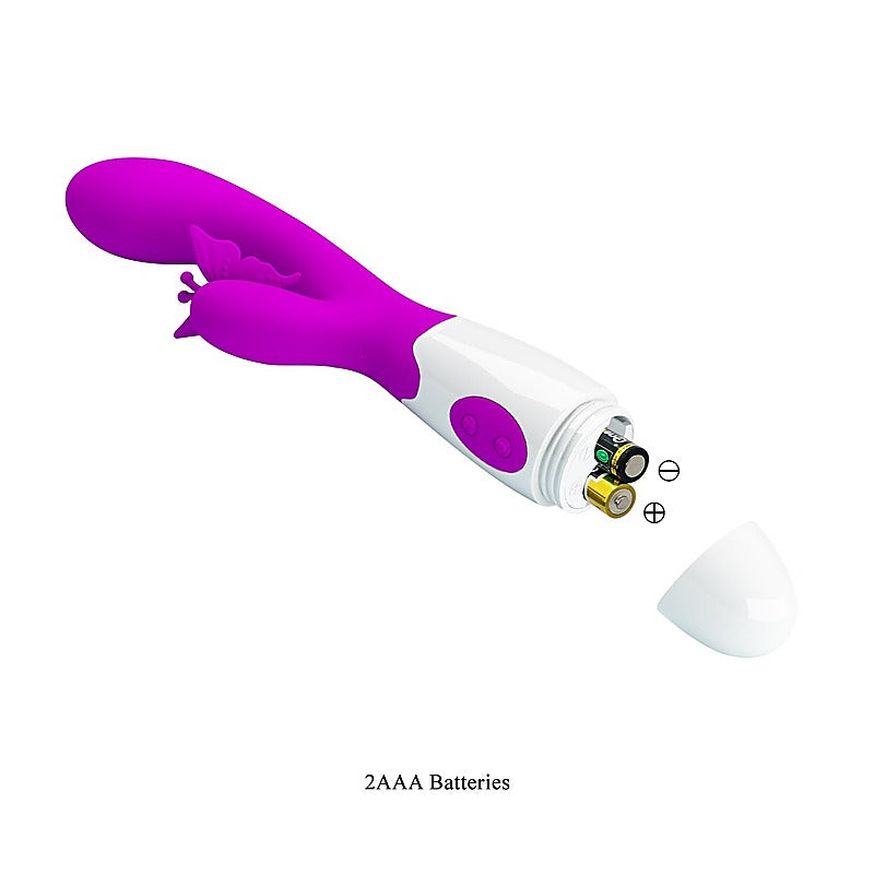 Pretty Love Butterfly Kiss 30 Functions Rabbit Vibrator - Rabbit Vibrators