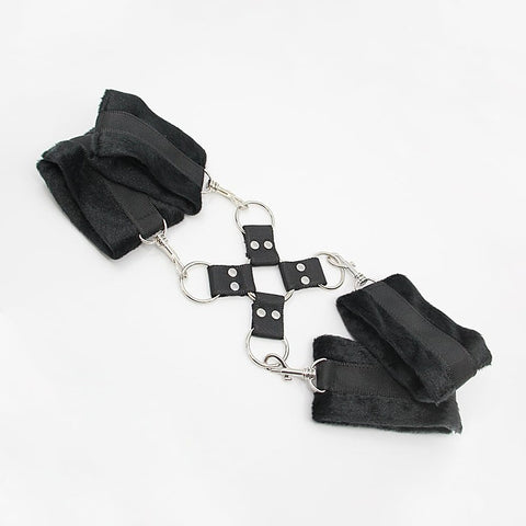 Soft Furry BDSM Hog Tie Shackle by Berlin Baby - Cuffs And Restraints