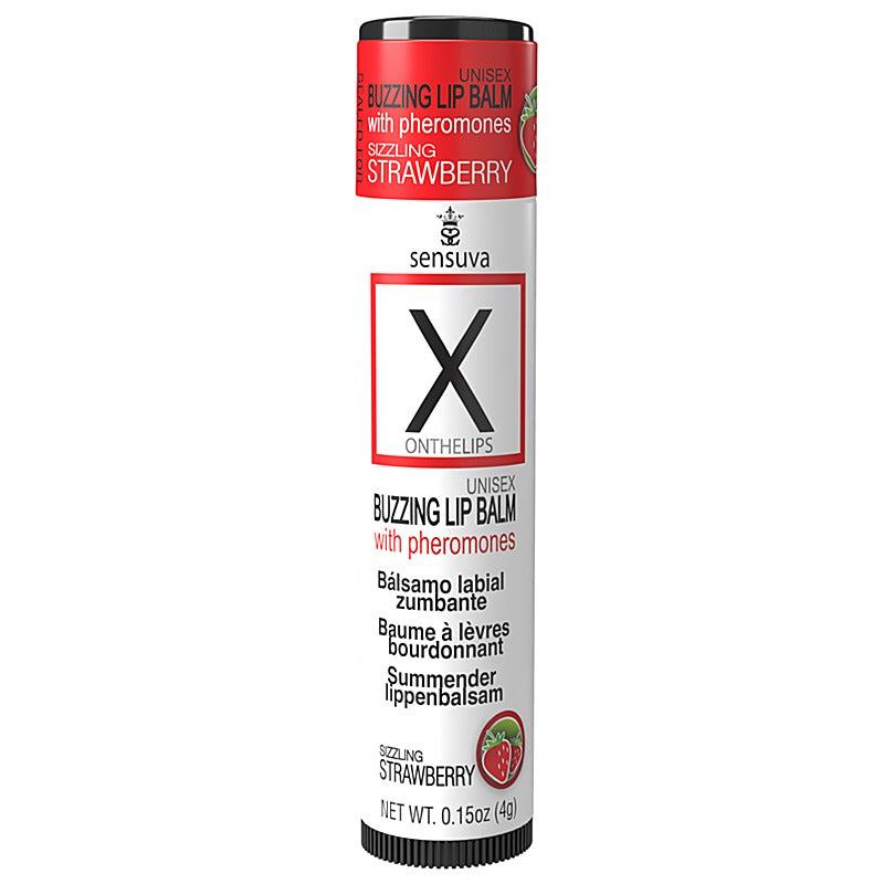 Sensuva On X on the LIPS With Pheromones Buzzing Lip Balm Creates Tingling Kiss - Sex Pheromones and Perfumes