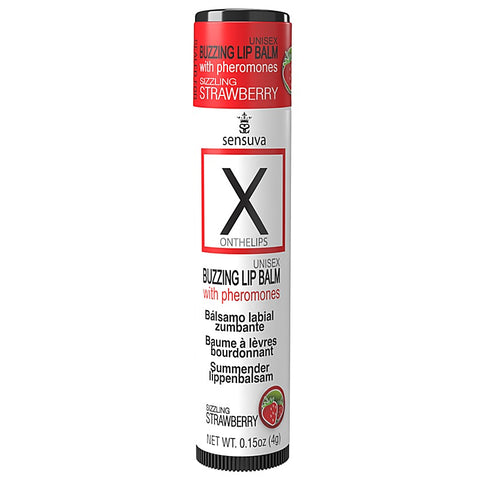Sensuva On X on the LIPS With Pheromones Buzzing Lip Balm Creates Tingling Kiss - Sex Pheromones and Perfumes