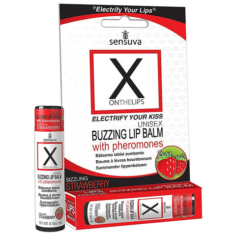 Sensuva On X on the LIPS With Pheromones Buzzing Lip Balm Creates Tingling Kiss - Sex Pheromones and Perfumes