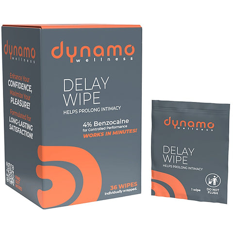 Screaming O Adult Sex Delay Wipe with 4% Benzocaine Formula - Delay and Excite Sprays