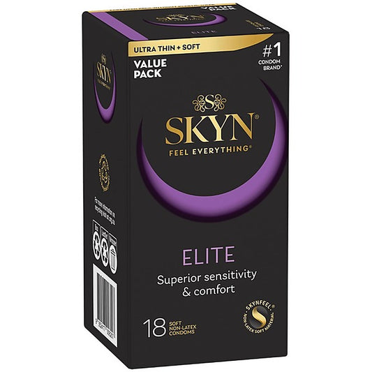 Elite 18's Soft and Non Latex Condoms by Ansell - Condoms