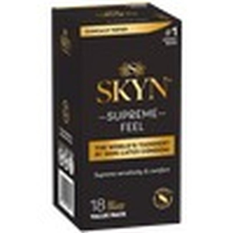Ansell Supreme Feel 18's Stretchy Non Latex Condoms - Condoms