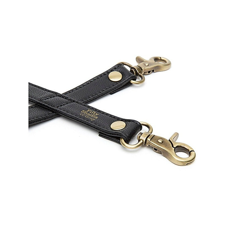 Bound to You Faux Leather Hog Tie by Love Honey - Cuffs and Restraints
