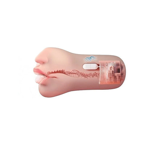 Suction Kiss Sucking & Vibrating Mouth Stroker by Amovibe - Realistic Butts And Vaginas