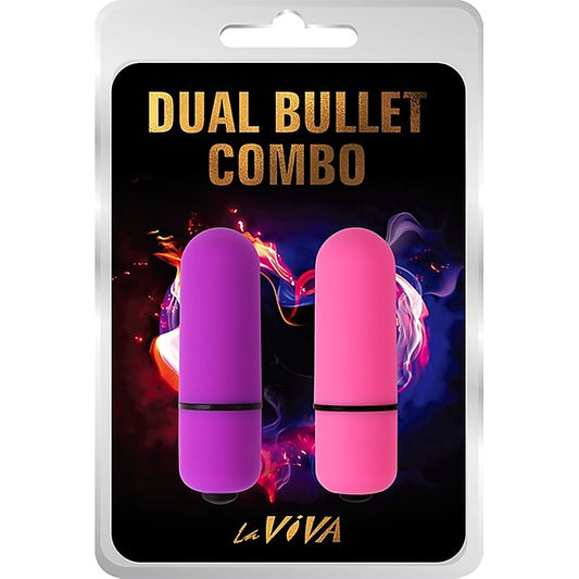 Dual Adult Bullet Vibrator Combo by La Viva - Bullet Vibrators
