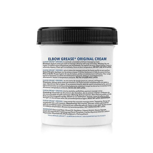 Original Oil Based Massage Cream by Elbow Grease - Massage Oils and Lubricants