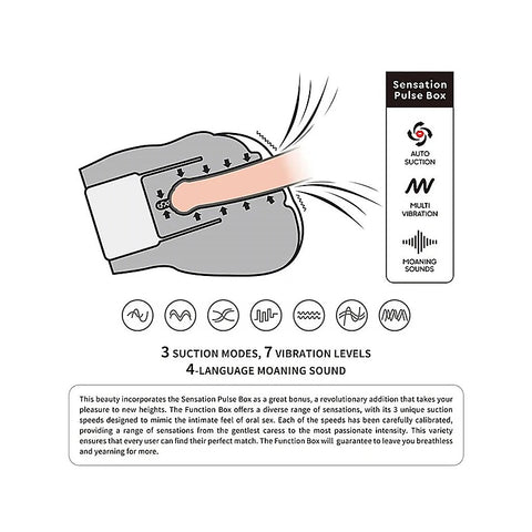Sensation Pulse Masturbator With Thong by Lovetoy - Masturbators and Strokers