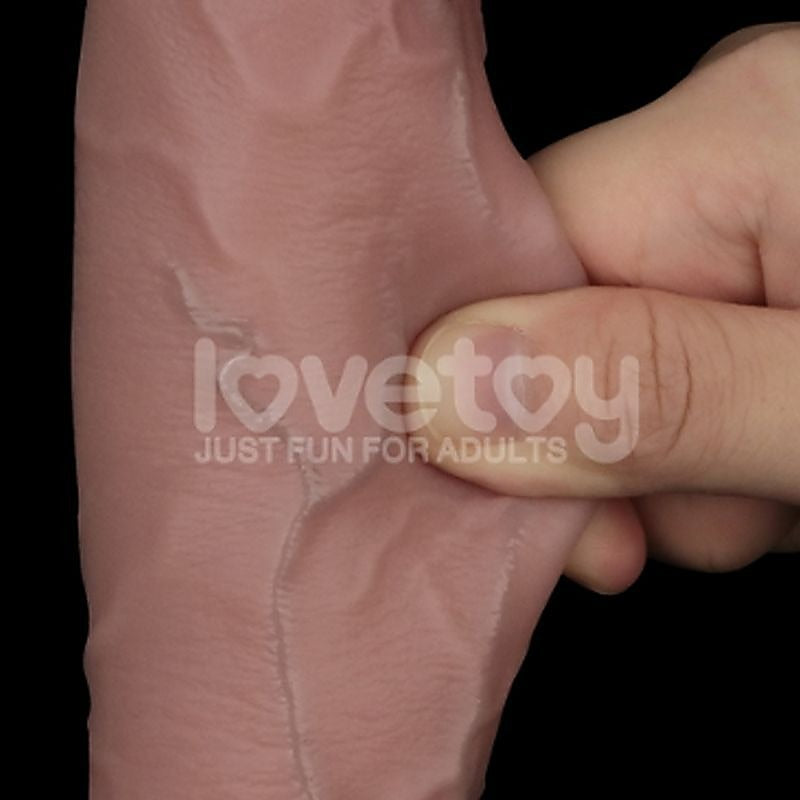 Sliding Skin Pro Dual Layer Realistic Silicone Dong - Realistic Dildos