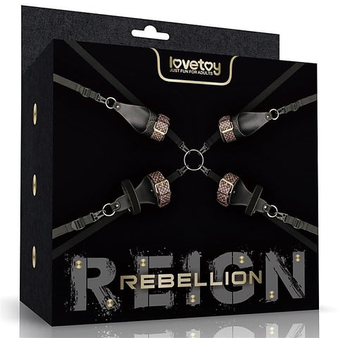 Rebellion Reign Under Mattress Restraint by Lovetoy - Cuffs And Restraints