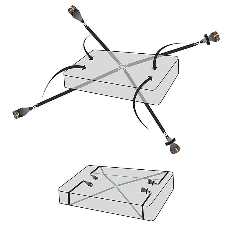 Rebellion Reign Under Mattress Restraint by Lovetoy - Cuffs And Restraints
