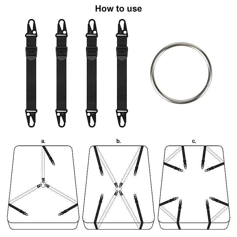 Rebellion Reign Under Mattress Restraint by Lovetoy - Cuffs And Restraints