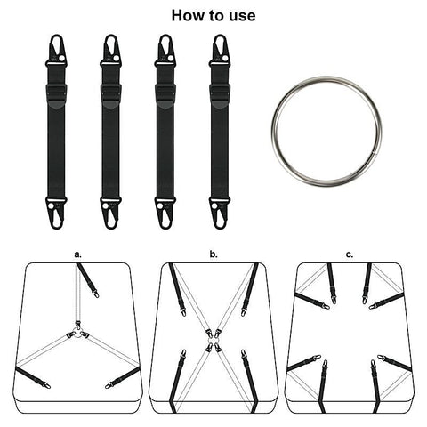 Rebellion Reign Under Mattress Restraint by Lovetoy - Cuffs And Restraints