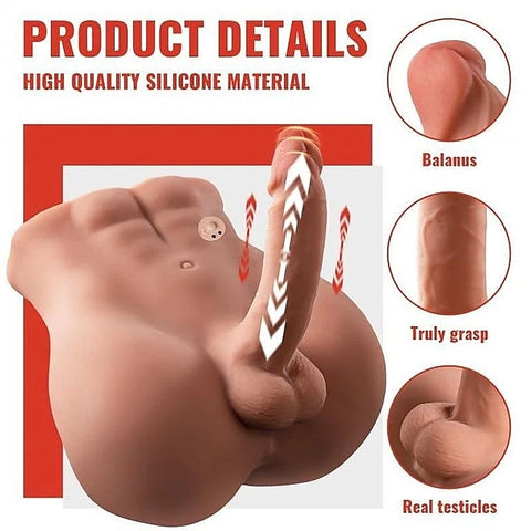 Bartlett Usb Auto Thrusting 15 Cm Male Cock And Ass By Xise - Masturbators and Strokers