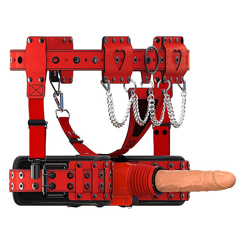 X4 Sex Machine with Strap-on Harness by BDStyle - Sex Machines