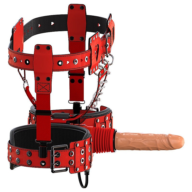 X4 Sex Machine with Strap-on Harness by BDStyle - Sex Machines