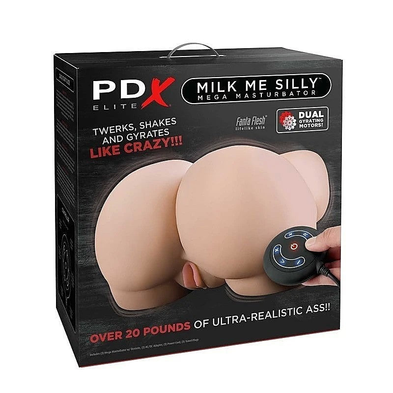 Milk Me Silly Twerking and Vibrating Male Masturbator - Realistic Butts And Vaginas