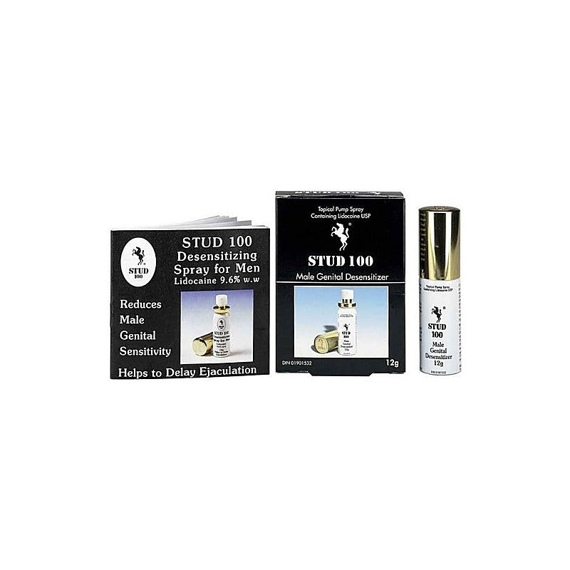 BMS Factory Stud 100 Male Delay Spray with Lidocaine Formula - Delay and Excite Sprays