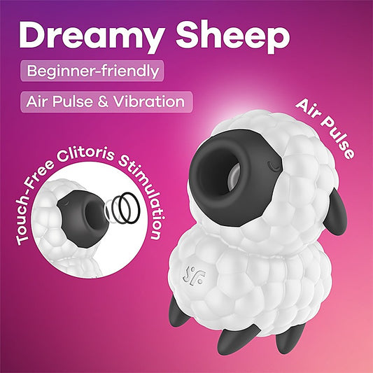 Dreamy Sheep Vibrating Air Pulse Stimulator by Satisfyer - Clit Ticklers and Pulsators