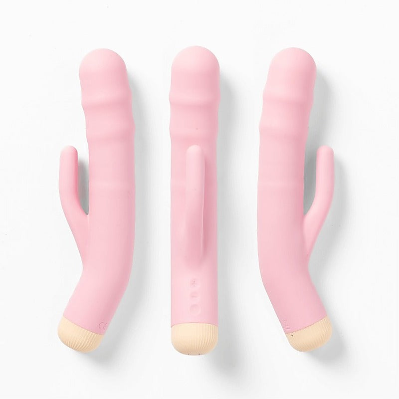 Girls Get Off DeeDee USB Rechargeable Thrusting Rabbit Vibe Dual Motor - Rabbit Vibrators