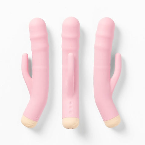 Girls Get Off DeeDee USB Rechargeable Thrusting Rabbit Vibe Dual Motor - Rabbit Vibrators