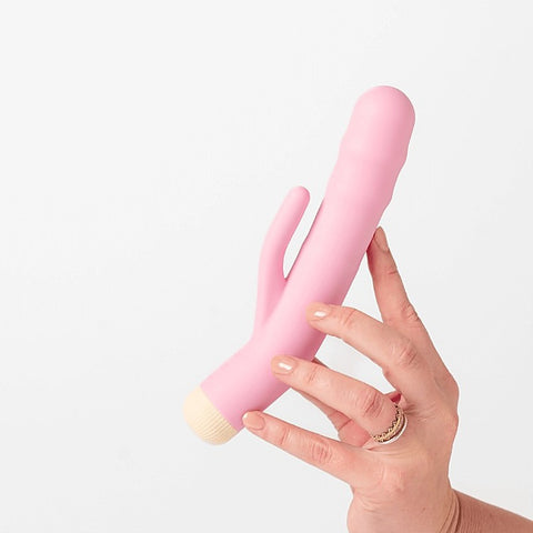 Girls Get Off DeeDee USB Rechargeable Thrusting Rabbit Vibe Dual Motor - Rabbit Vibrators