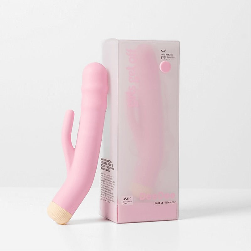 Girls Get Off DeeDee USB Rechargeable Thrusting Rabbit Vibe Dual Motor - Rabbit Vibrators