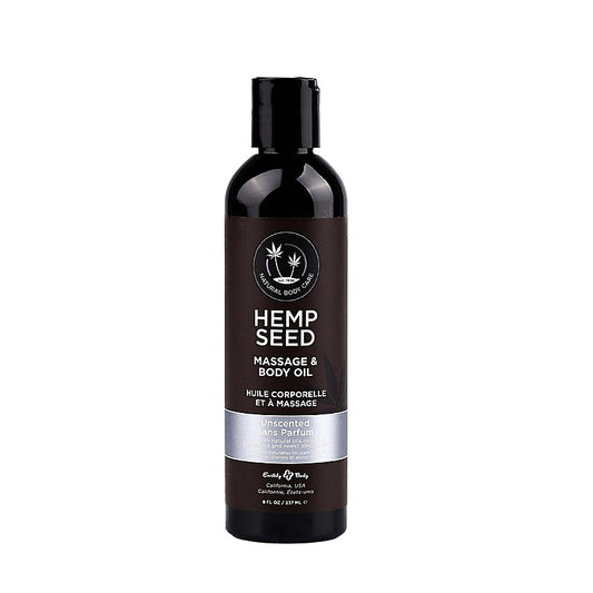 Scented Hemp Seed Massage and Body Oil 237 ml - Massage Oils and Lubricants
