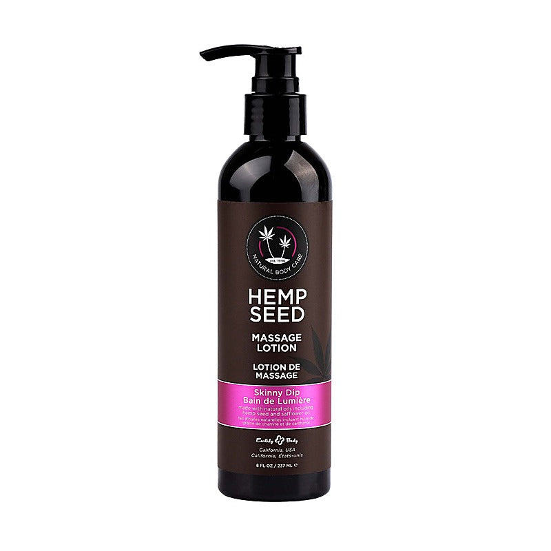 Hemp Seed Scented Massage Lotion 237 ml by Earthly Body - Massage Oils and Lubricants