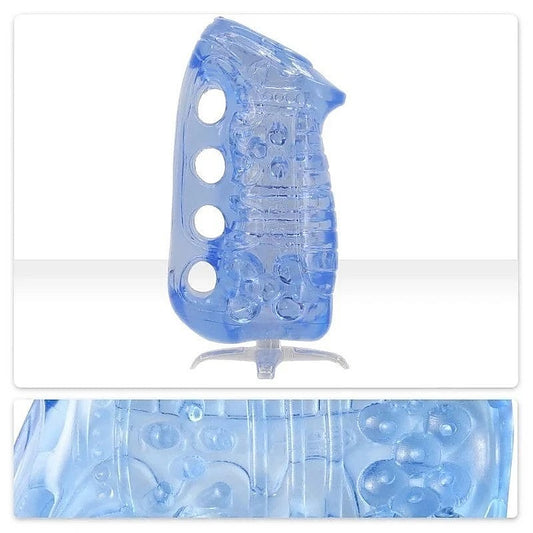 Fleshskins Grip Blue Ice Masturbator by Fleshlight - Masturbators and Strokers