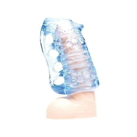 Fleshskins Grip Blue Ice Masturbator by Fleshlight - Masturbators and Strokers